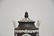 WEDGWOOD BLACK & WHITE TWIN HANDLE COVERED URN - 5