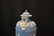 WEDGWOOD BLUE & WHITE TWIN HANDLE LIDDED URN - 6