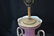 OLD PARIS PORCELAIN TWIN HANDLE VASE LAMP - 7