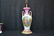 OLD PARIS PORCELAIN TWIN HANDLE VASE LAMP - 9