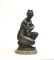 BRONZE KNEELING FEMALE NUDE