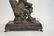 WHITE METAL SCULPTURE OF SEATED BEN FRANKLIN - 4