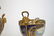(3)pc COBALT SEVRES PORCELAIN CONSOLE SET - 7