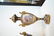 (3)pc COBALT SEVRES PORCELAIN CONSOLE SET - 8