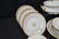 LS & S LIMOGES DINNER SET WITH GOLD DECORATIONS - 6
