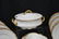 LS & S LIMOGES DINNER SET WITH GOLD DECORATIONS - 7