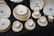 LS & S LIMOGES DINNER SET WITH GOLD DECORATIONS - 9
