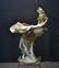 LARGE ROYAL DUX ART NOUVEAU SHELL CENTERPIECE