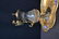 GILT METAL & CHAMPLEVE CONDIMENT SET - 4