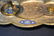 GILT METAL & CHAMPLEVE CONDIMENT SET - 8