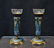 (Pr) FRENCH BRONZE CHAMPLEVE POSEY VASES