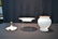 OPALINE PUNCH BOWL WITH UNDERPLATE - 3
