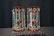 (Pr) 19thC BOHEMIAN LUSTRES WITH GOLD DECORATIONS - 2