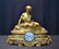 19thC RAINGO FRERES FRENCH DORE BRONZE CLOCK