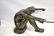 LARGE BRONZE FIGURAL COFFEE TABLE - 4