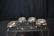 (4) ENGLISH STERLING SILVER SALT CELLARS - 13
