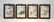 WANG QI (1884-1937) (4) CHINESE PORCELAIN PLAQUES