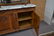 FRENCH OAK MARBLE TOP HUTCH - 11