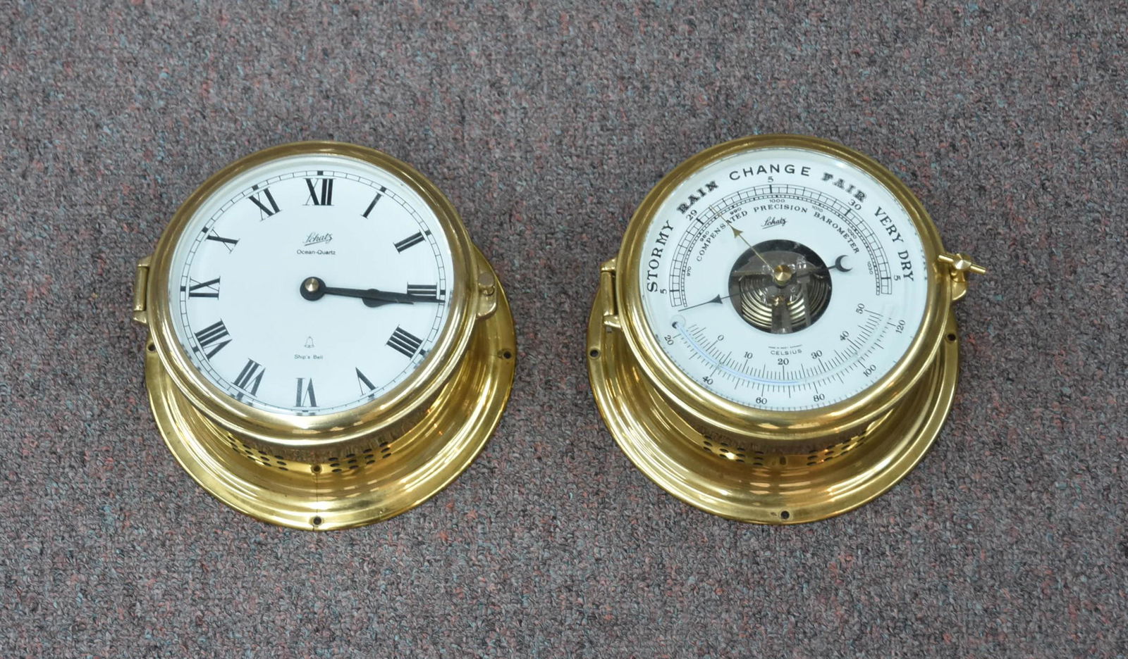 SCHATZ SHIP CLOCK & BAROMETER Oct 20, 2020 Echoes Antiques