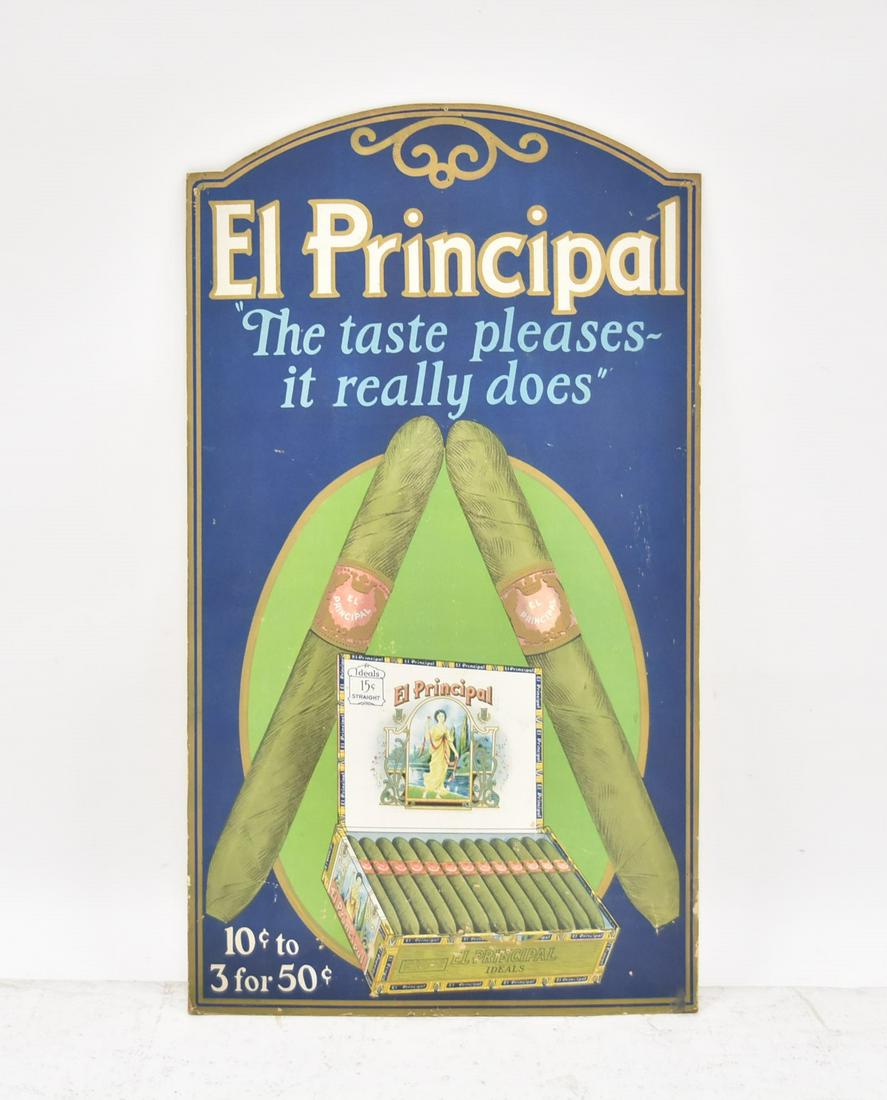 CIGAR ADVERTISING POSTER "EL PRINCIPAL"