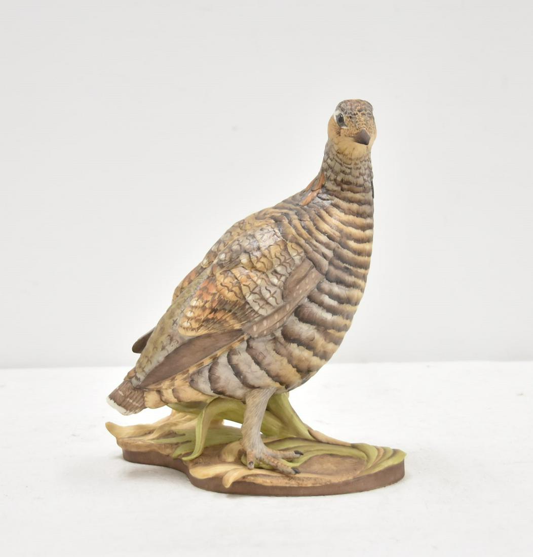 BOEHM PORCELAIN LESSER PRIARE CHICKEN: EDWARD MARSHALL BOEHM PORCELAIN LESSER PRIARE CHICKEN - 404-G - 9" x 6" x 10"