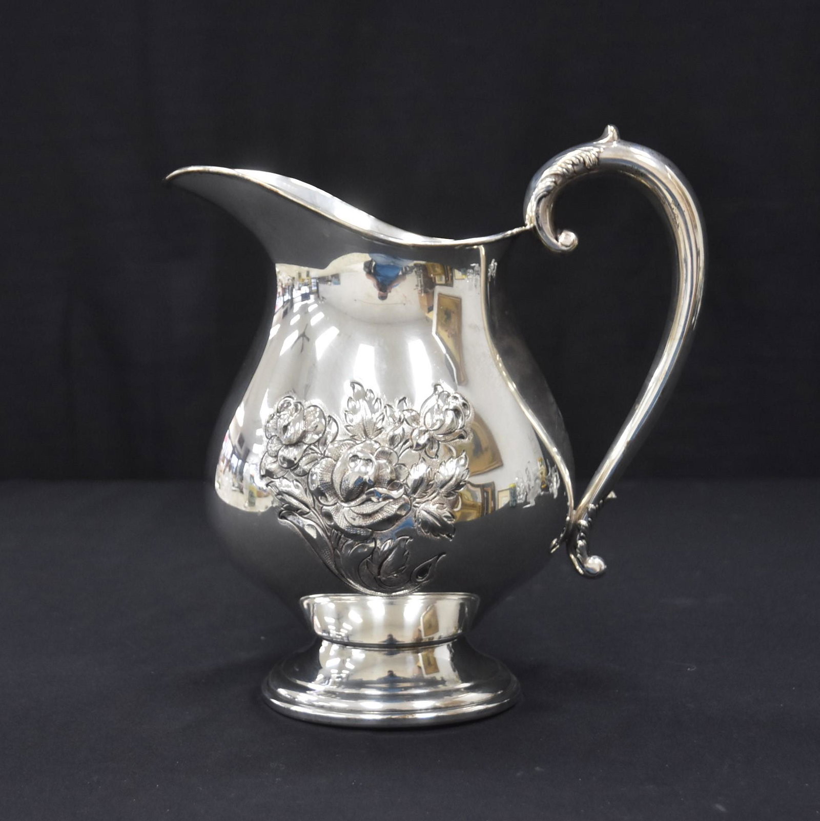 FRANK WHITING STERLING SILVER PITCHER (1 of 8)