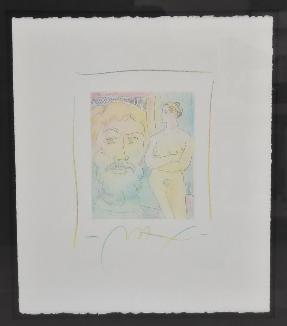 PETER MAX (GERMAN/AMERICAN, b 1937 ) COLOR ETCHING (1 of 12)