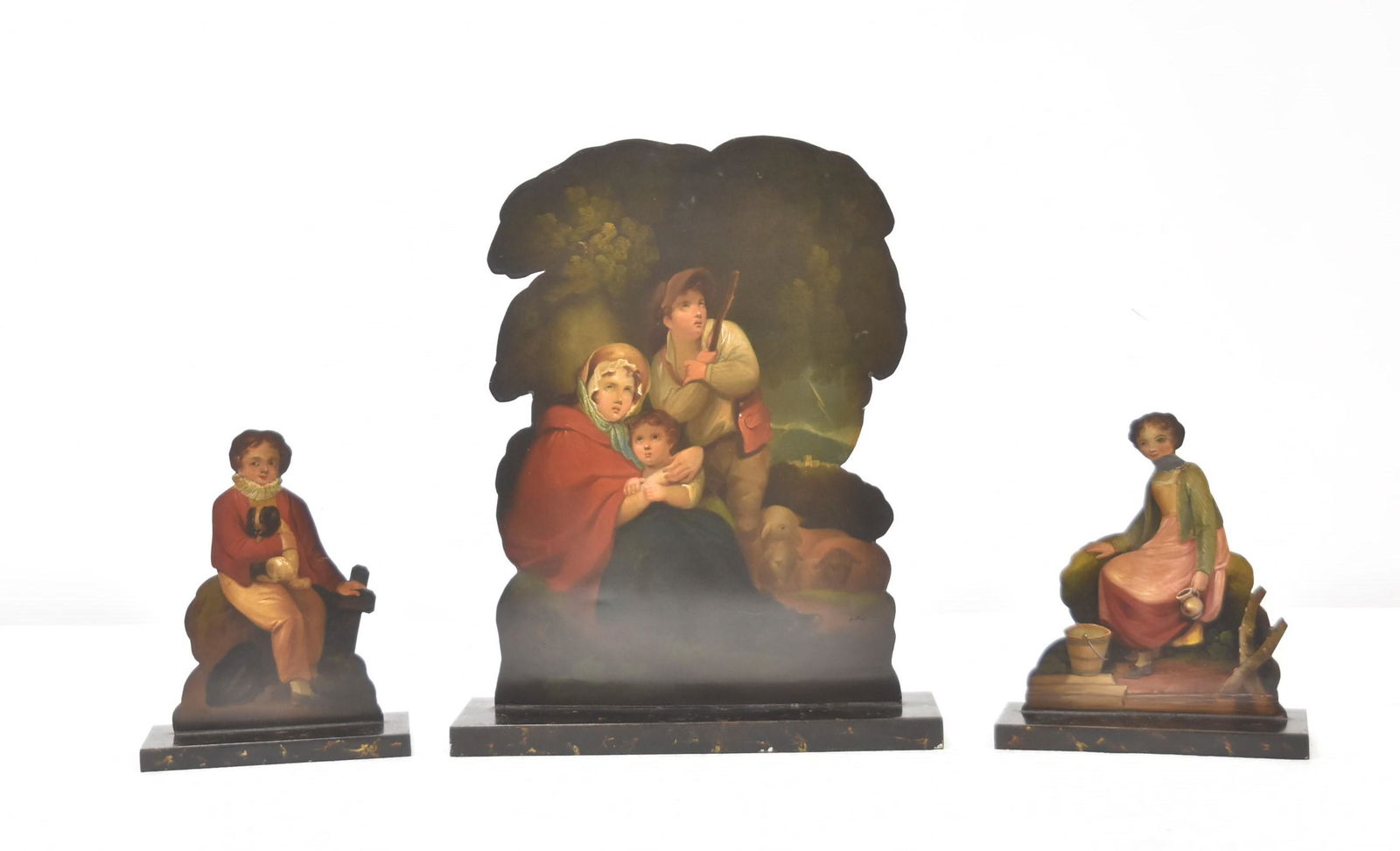 (3) HAND PAINTED TOLE DUMMY BOARDS (1 of 16)