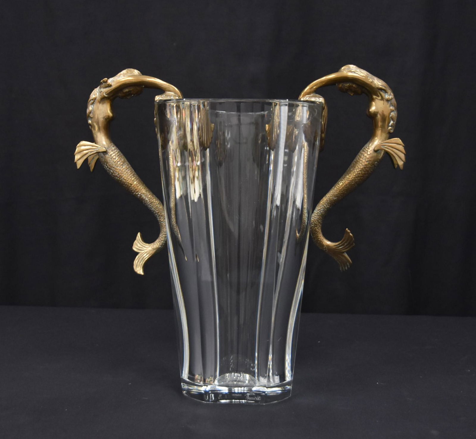 ERTE FOR BACCARAT CRYSTAL & BRONZE VASE (1 of 16)