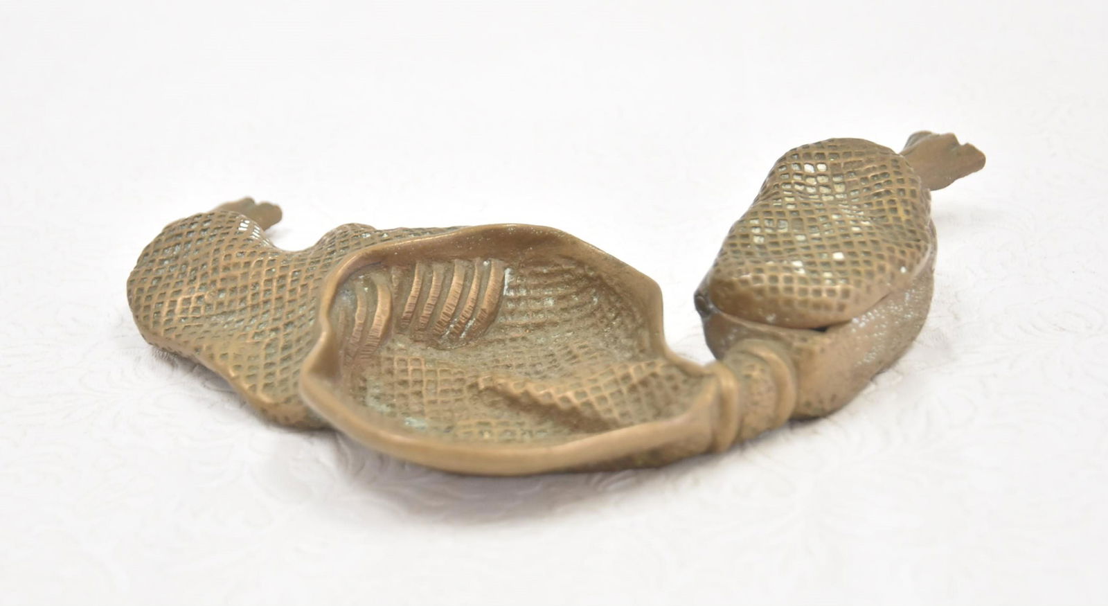 UNUSUAL BRONZE INKWELL (1 of 7)