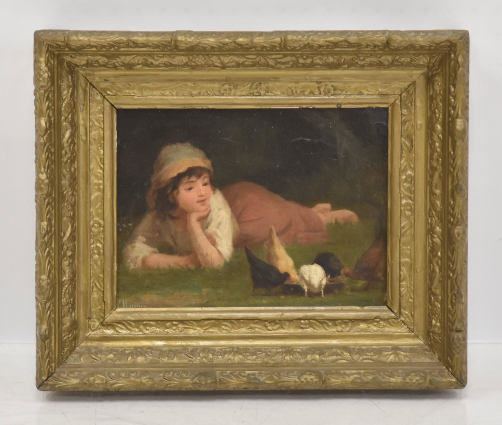ATTRIBUTED TO WILLIAM MORGAN , OIL ON BOARD (1 of 11)