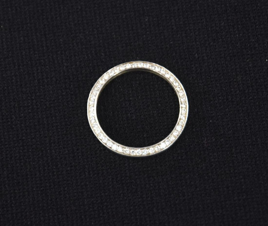 ROLEX DIAMOND BEZEL: ORIGINAL ROLEX DIAMOND BEZEL FOR LADIES ROLEX ; APPROXIMATELY (48) DIAMONDS ; 26mm