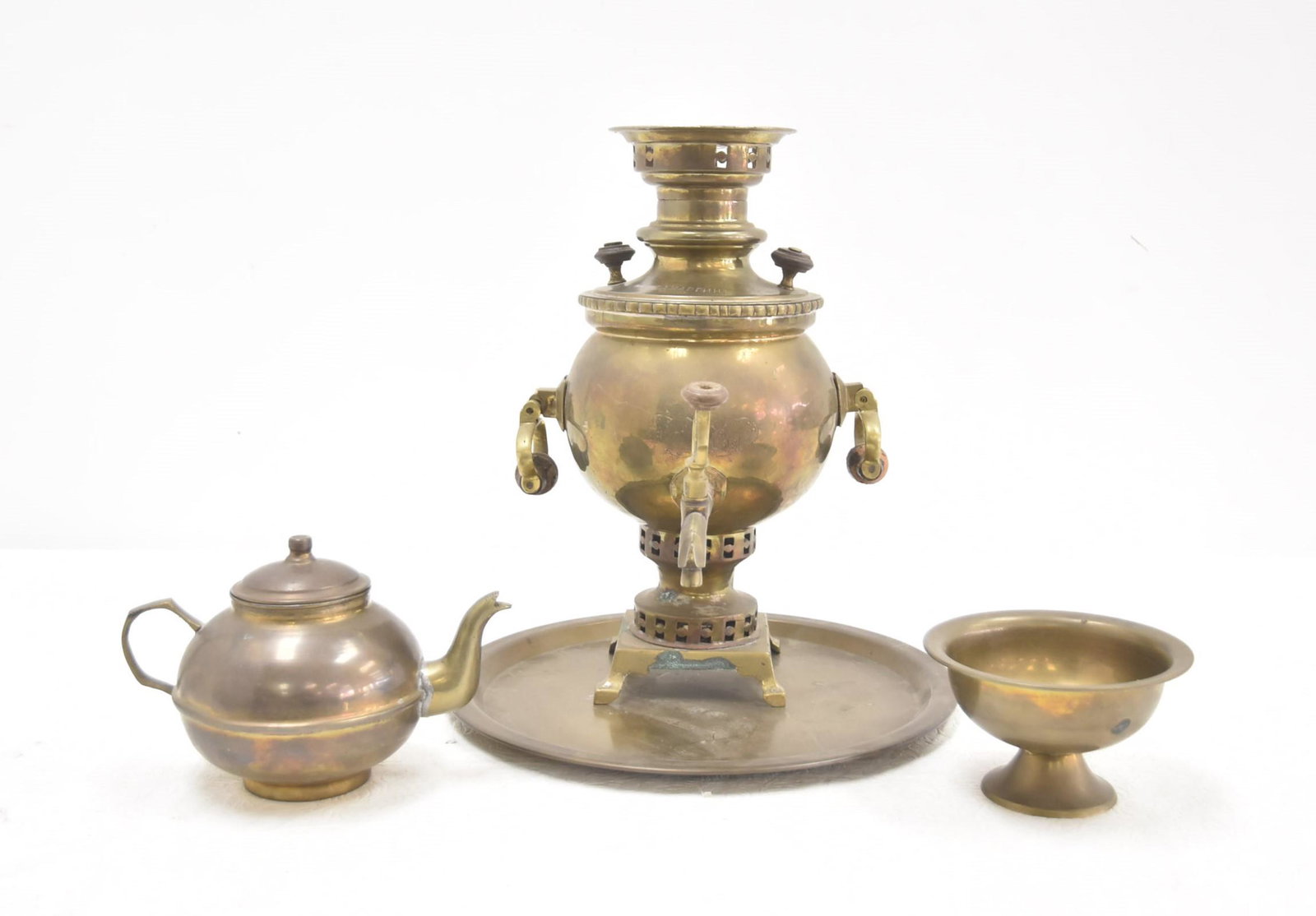RUSSIAN BRASS SAMOVAR (1 of 15)