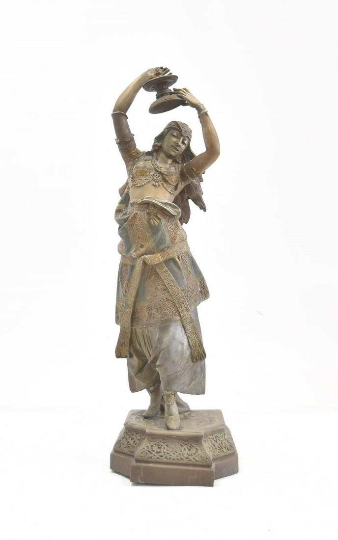 ARTHUR WAAGEN , SPELTER ORIENTALIST DANCER (1 of 10)