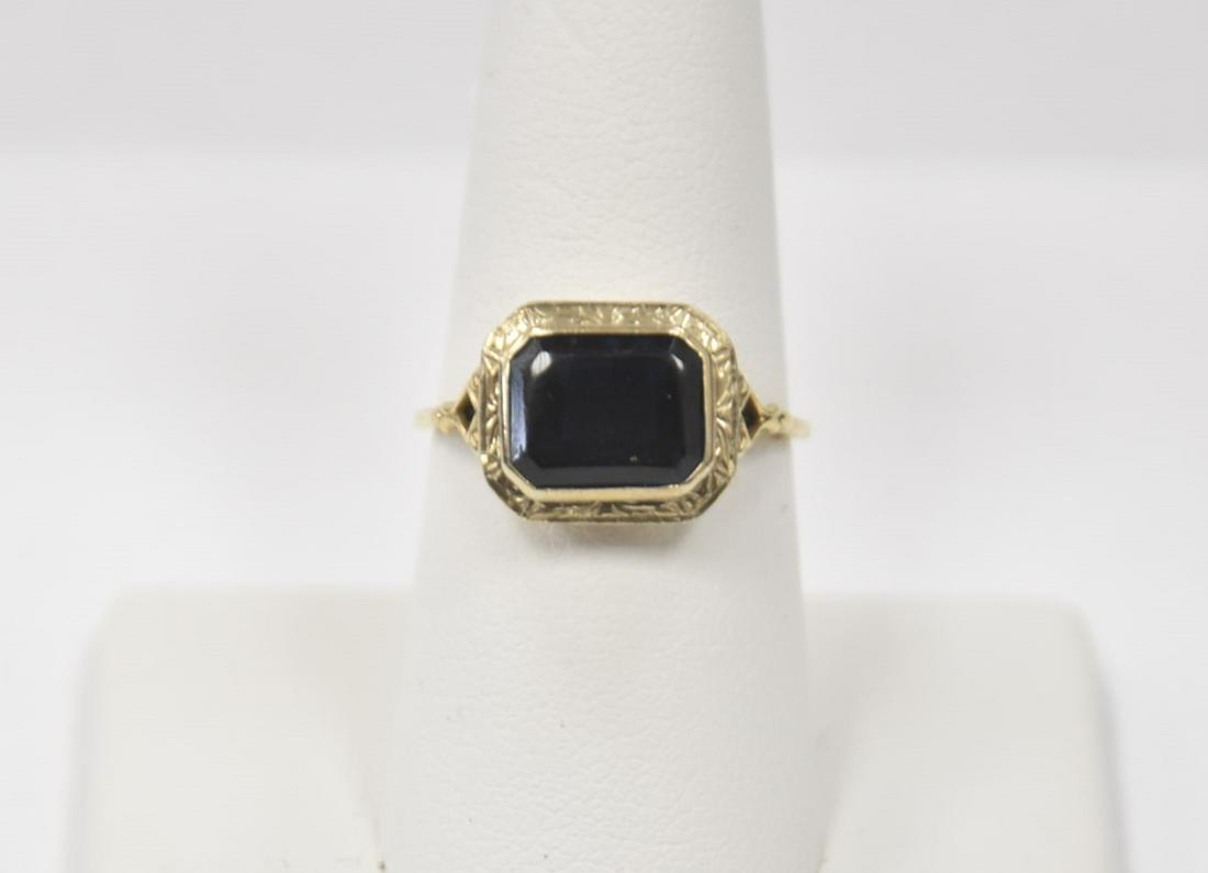 VICTORIAN RING WITH SAPPHIRE (1 of 7)