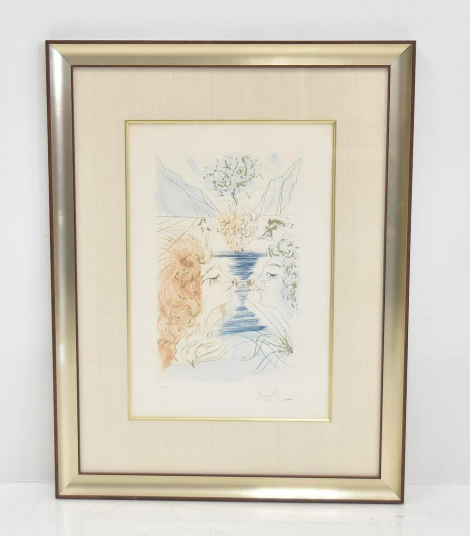 SALVADOR DALI "LET HIM KISS ME" ETCHING (1 of 9)