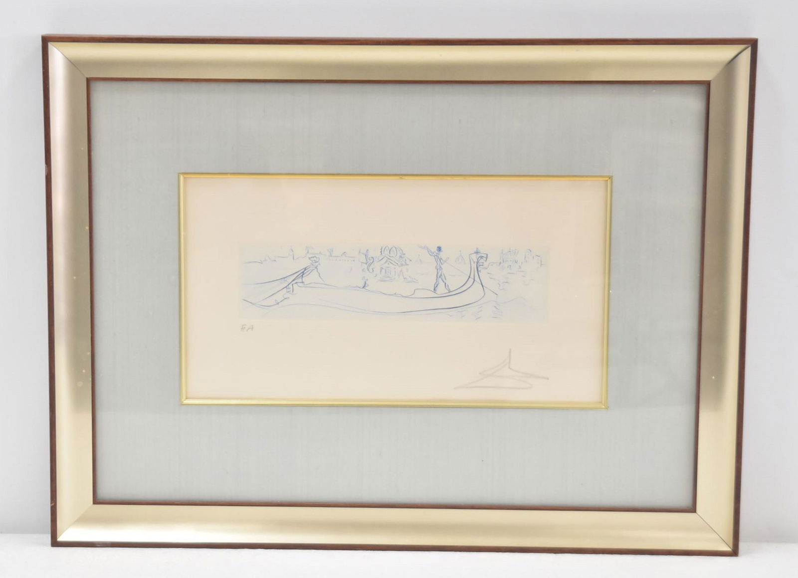 SALVADOR DALI 'VISIONS OF VENICE" ETCHING (1 of 10)