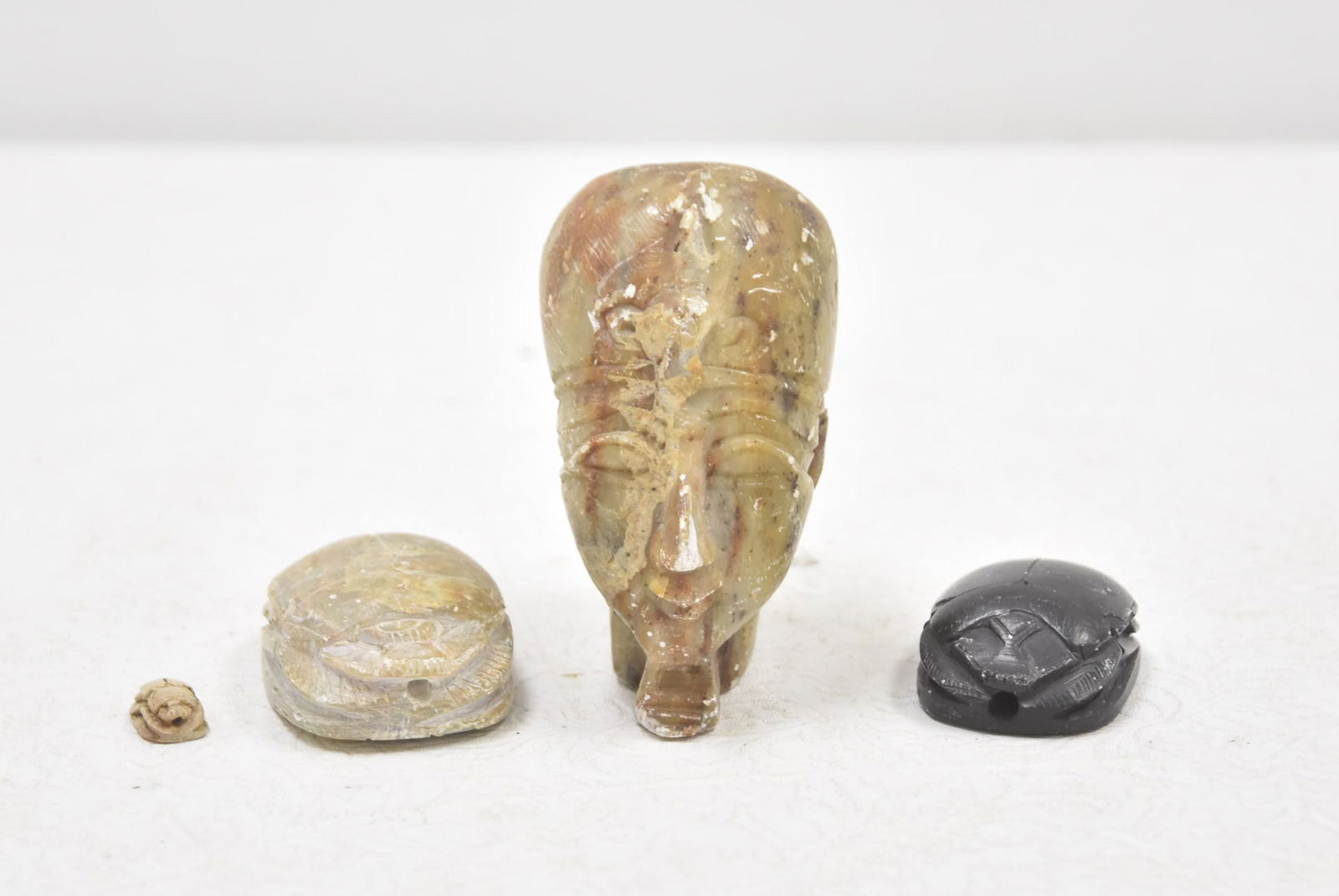 (3) EGYPTIAN STONE CARVINGS (1 of 9)