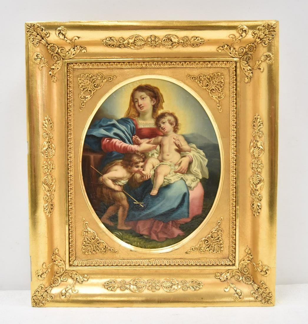 18th-19thC RELIGOUS OLD MASTER OIL ON CANVAS (1 of 18)