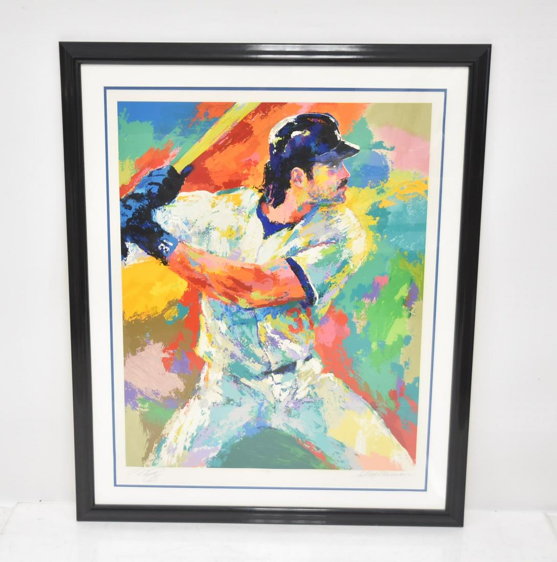 LEROY NEIMAN "MIKE PIAZZA" SERIGRAPH (1 of 9)