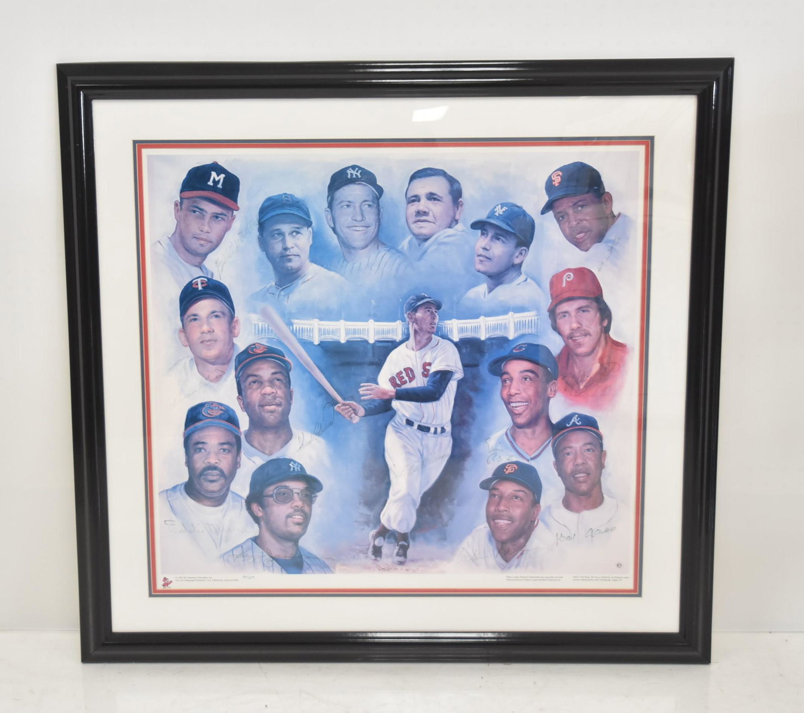 500 HOME RUN CLUB AUTOGRAPHED LITHOGRAPH (1 of 18)