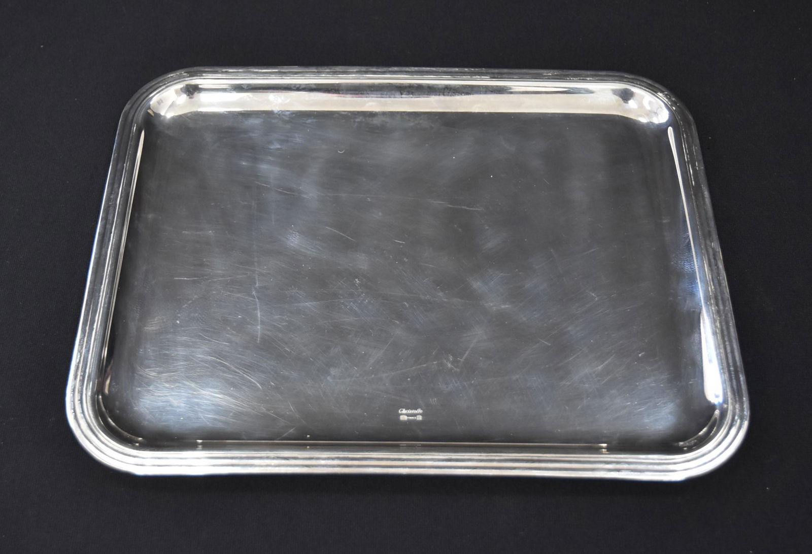 CHRISTOFLE SILVER PLATE SERVING TRAY (1 of 8)