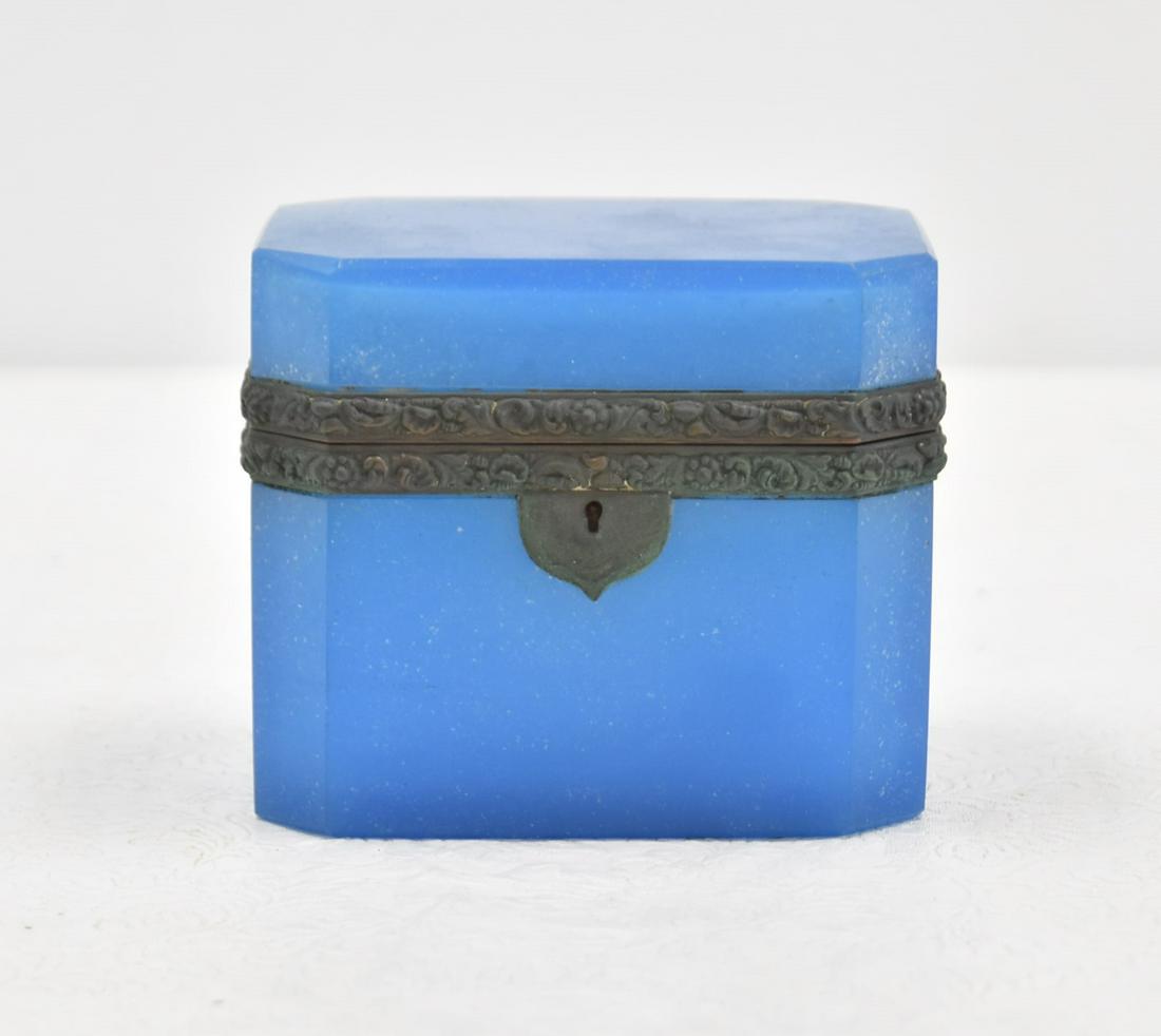 BLUE OPALINE DRESSER BOX (1 of 10)