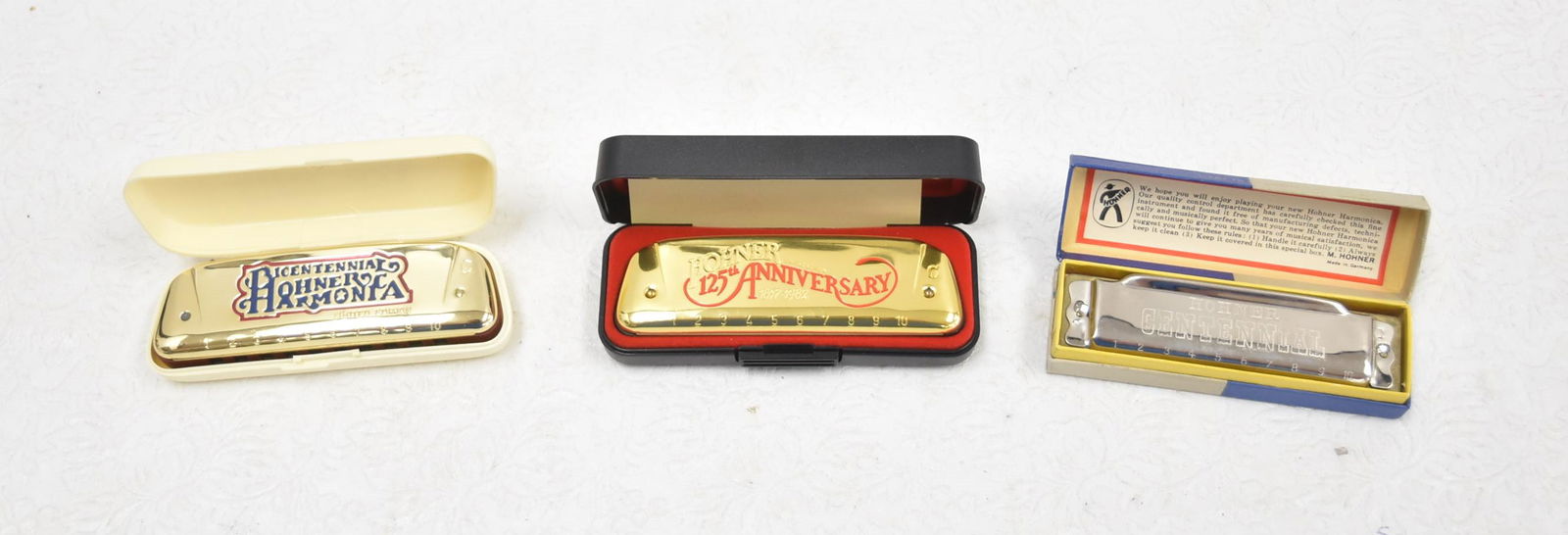 (3) HOHNER ANNIVERSARY HARMONICAS (1 of 15)