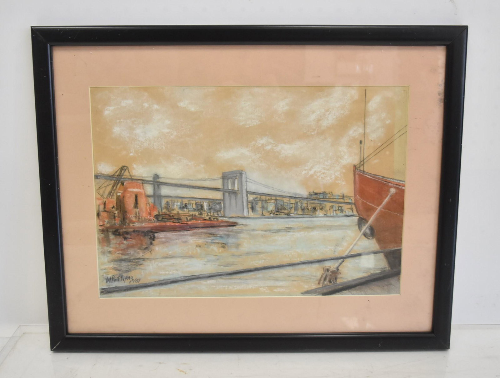 PASTEL OF GEORGE WASHINGTON BRIDGE (1 of 10)
