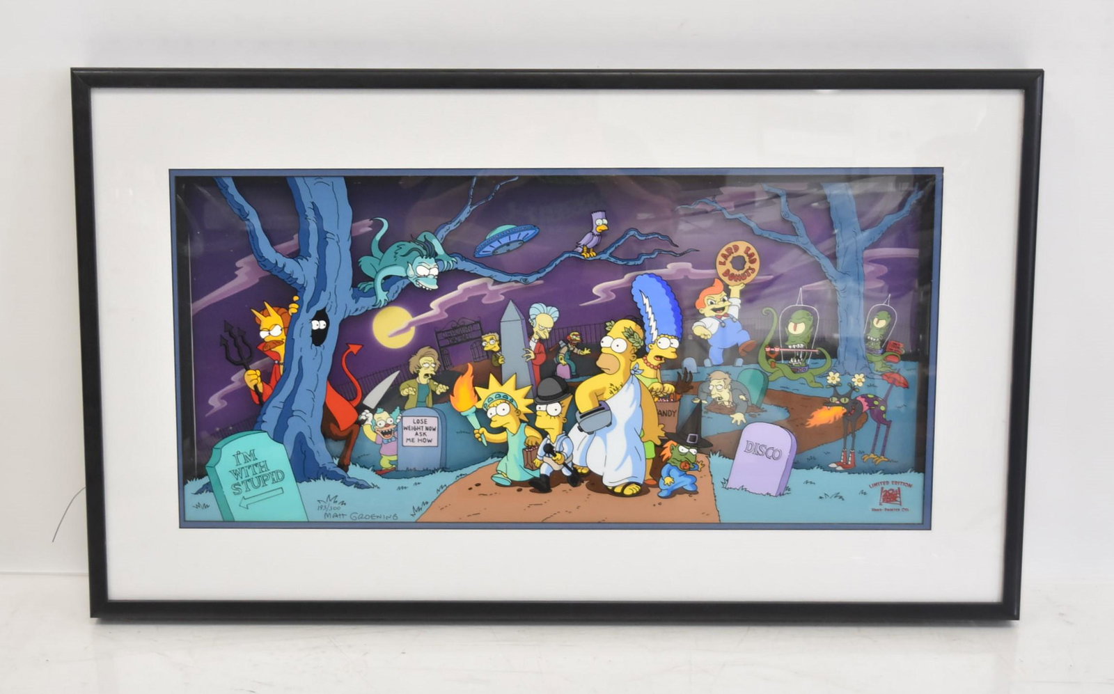 MATT GROENING LIMITED EDITION ANIMATION CELL (1 of 11)