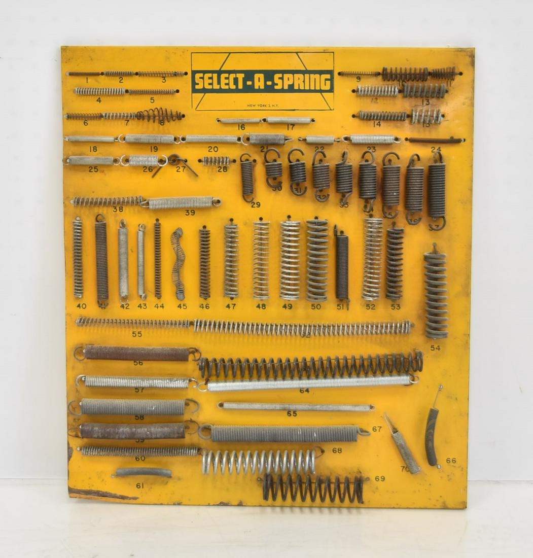 SELECT A SPRING HARDWARE STORE DISPLAY SIGN (1 of 8)