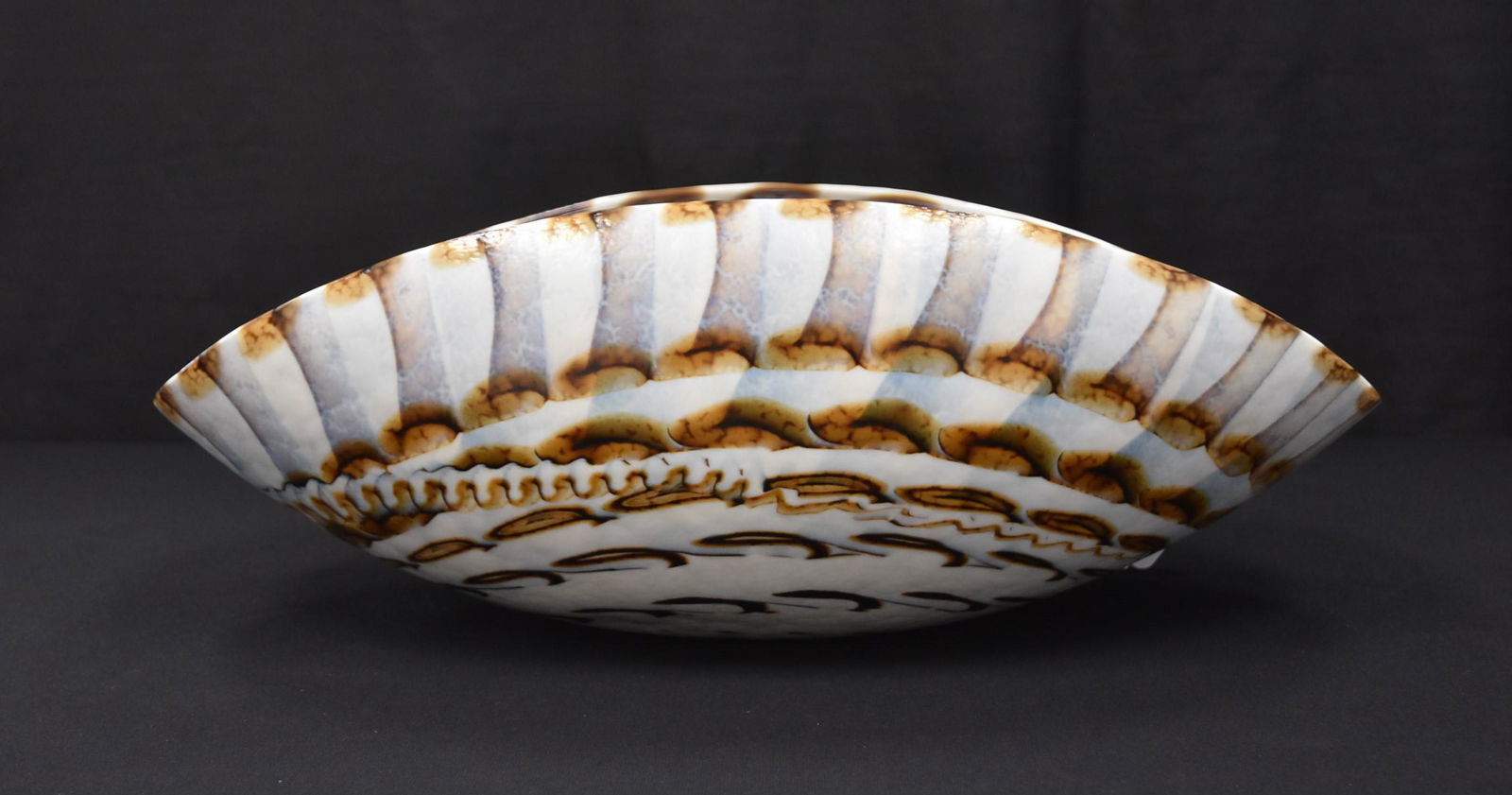 LARGE MURANO SEA SHELL FORM CENTERPIECE (1 of 8)