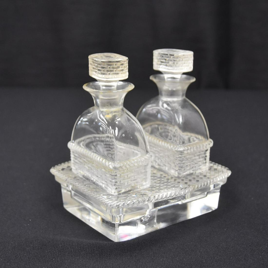 LALIQUE "BANGKOK" PATTERN CRUET SET Aug 23, 2022 Echoes Antiques