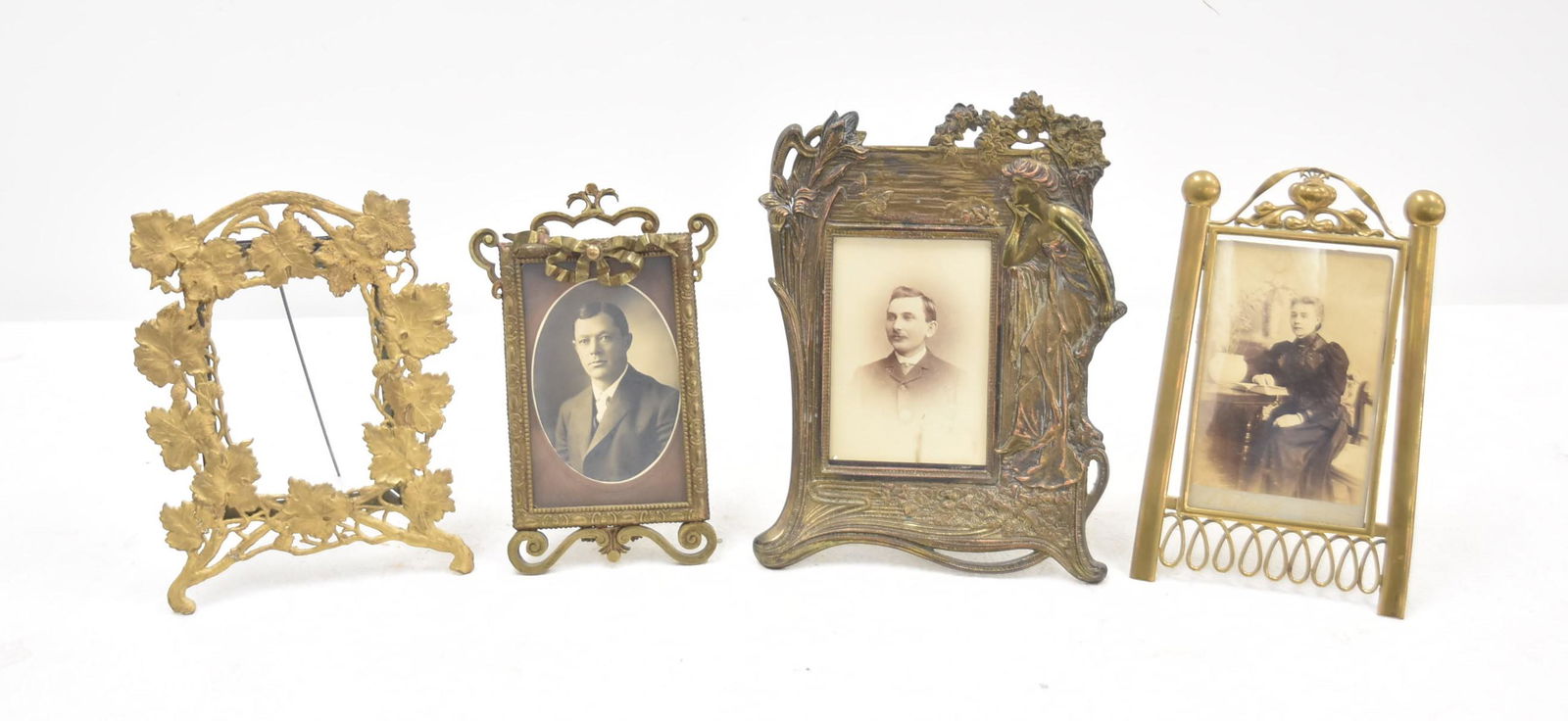 (4) ANTIQUE BRONZE PICTURE FRAMES (1 of 15)